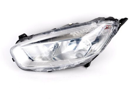 Faro Delantero Izquierdo Electrico (Interior Cromado) Ford Transit Courier (2014.02->) (H15/H7)