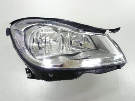 Faro Delantero Derecho Electrico (Interior Cromado) Mercedes C W204/Sp/Coupe (2011->)