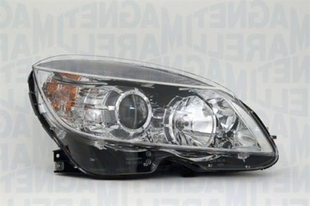 Faro Delantero Derecho (Interior Negro) Magneti Marelli Mercedes Clase C W204 (01/2007->) (H7/H7)