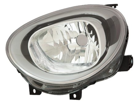 Faro Delantero Izquierdo Electrico (Con Motor) (Interior Negro) Fiat 500x (2014->) (H4)