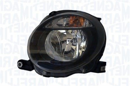 Faro Delantero Izquierdo C/Reg Alcance Luzes (Interior Negro) Magneti Marelli Fiat 500 (2010->)