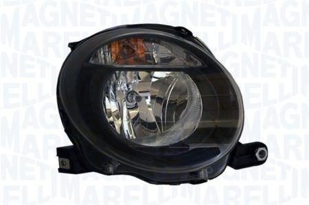 Faro Delantero Derecho C/Reg Alcance Luzes (Interior Negro) Magneti Marelli Fiat 500 (2010->)