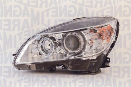 Faro Delantero Izquierdo (C/Luces Adaptativas) Interior (Cromado) Magneti Marelli Mercedes Clase C W/S204 (2007->) (D1S/H7)