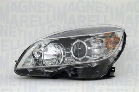Faro Delantero Izquierdo (Interior Negro) Magneti Marelli Mercedes Clase C W204 (01/2007->) (H7/H7)
