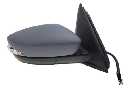 Espejo Retrovisor Completo Izquierdo Electrico (Para Pintar) Convexo Térmico (C/Intermitente) 6 Pines Skoda Fabia (2015->)