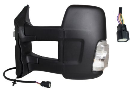 Espejo Retrovisor Completo Izquierdo Electrico Térmico (C/Intermitente) Amarillo (Brazo Largo) 16w 6 Pines Ford Transit (2014->) (Chas/Lon)