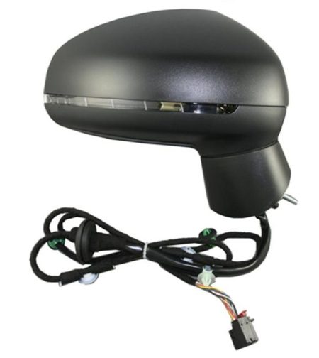 Espejo Retrovisor Completo Derecho Electrico (Para Pintar) Convexo Térmico Abatible (C/Intermitente) 8 Pines Audi A1 (2010->)