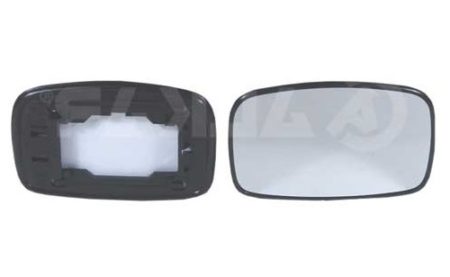 Cristal+Base Espejo Retrovisor Izquierdo (C/Superior) Ford Fiesta (94/1996->) (Retangular)