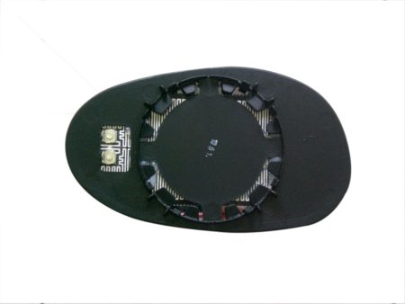 Cristal+Base Espejo Retrovisor Izquierdo Convexo Térmico Mcc Smart Fortwo (1998->)