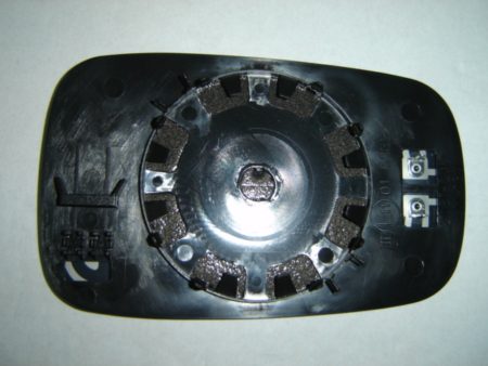 Cristal+Base Espejo Retrovisor Derecho (C/Superior) Térmico Convexo =1938126 Renault Clio (2005->)