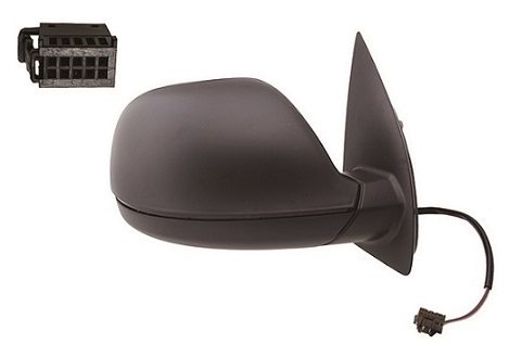 Espejo Retrovisor Completo Derecho Electrico Convexo Térmico Negro 5 Pines Volkswagen Amarok (2013->)