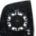 Cristal+Base Espejo Retrovisor Derecho Convexo Fiat Doblo (2010->)