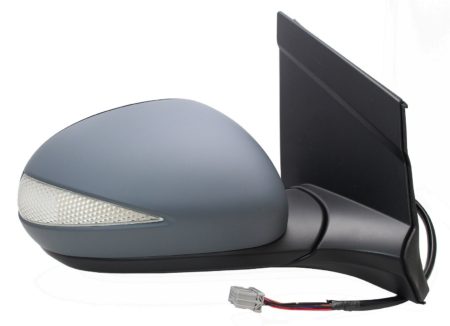 Espejo Retrovisor Completo Derecho Electrico Térmico (Para Pintar) Abatible (C/Intermitente) Convexo 9 Pines Honda Civic (3/5P) (2006.01->)