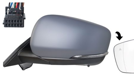 E E Electrico Termico Abatible (C/Intermitente) Asferico (Para Pintar) (C/Angulo Muerto) 10 Pines Mercedes Citan/Kang/Town (2021->) (Passag)