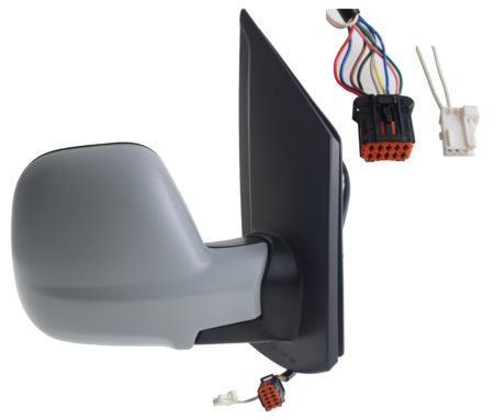 Espejo Retrovisor Completo Derecho Electrico Negro Convexo Térmico (S/Temp) 7 Pines+2con Citroen Jumpy/Expert (2016->)