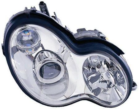 Kit Faro Delantero Derecho/Izquierdo (Cristal Liso) Mercedes C W203 (2001->) (H7/H7)