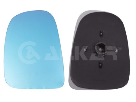 Cristal+Base Espejo Retrovisor Izquierdo (C/Superior) Azul Ford Transit (1995->)