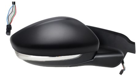 Espejo Retrovisor Completo Derecho Electrico (Para Pintar) (C/Intermitente) Abatible Térmico (C/Sonda) Convexo 6+4 Pines Citroen C4 Cactus (2018.01->)