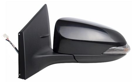 Espejo Retrovisor Completo Izquierdo Electrico (Para Pintar) Convexo Térmico Abatible (C/Intermitente) 9 Pines Toyota Corolla (2014->)