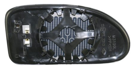 *cristal+Base Espejo Retrovisor Izquierdo Convexo Térmico (C/Superior) Redondo Ford Focus (1998->)