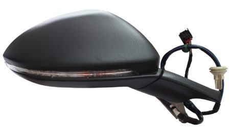 Espejo Retrovisor Completo Derecho Electrico Térmico (C/Intermitente) (Para Pintar) Abatible Convexo (C/Memoria) (C/Angulo Muerto) 12+2 Pines Volkswagen Golf VII (2017.01->)