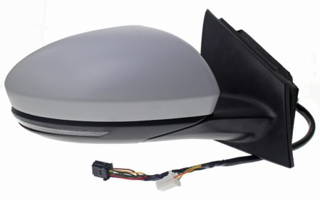 Espejo Retrovisor Completo Derecho Electrico (Para Pintar) Convexo Térmico (C/Intermitente) (C/Sensor) 9 Pines Renault Megane (2016->)