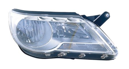 Faro Delantero Derecho Electrico (Con Motor) Volkswagen Tiguan (2008->) (H7/H7)