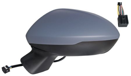 Espejo Retrovisor Completo Izquierdo Electrico (Para Pintar) Asferico Térmico Abatible (C/Angulo Muerto) 9 Pines Opel Astra K (2015->)