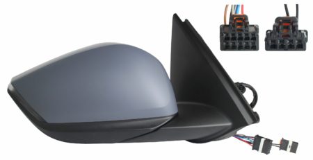 Espejo Retrovisor Completo Derecho Electrico Térmico (C/Intermitente) Convexo (Para Pintar) (S/Temp) 6+2 Pines Citroen C4 (2020.10->)