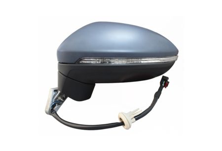 Espejo Retrovisor Completo Izquierdo Electrico (Para Pintar) Asferico Térmico Abatible (C/Intermitente) (C/Luz de Cortesía) (C/Antideslumbramiento) 13 Pines Volkswagen Touran (2015->)