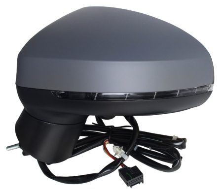 Espejo Retrovisor Completo Izquierdo Electrico (Para Pintar) Asferico Térmico (C/Intermitente) 6 Pines Audi A1 (2015->)