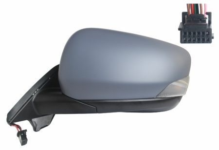 Espejo Retrovisor Completo Izquierdo Electrico Térmico (C/Intermitente) Asferico (Para Pintar) 7 Pines Mercedes Citan/Kangoo/Townstar (2021->) (Van)