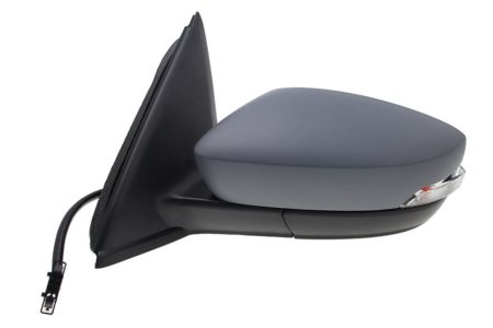 Espejo Retrovisor Completo Derecho Electrico (Para Pintar) Convexo Térmico (C/Intermitente) 6 Pines Skoda Fabia (2015->)