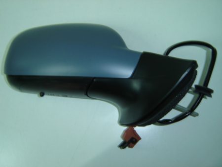 Espejo Retrovisor Completo Derecho Electrico (Para Pintar) Convexo Térmico (C/Sensor Azul) Peugeot 407 (2004->)