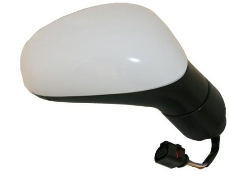 Espejo Retrovisor Completo Derecho Electrico (Para Pintar) Convexo Térmico Abatible 7 Pines Seat Leon (2005->)