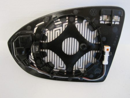 Cristal+Base Espejo Retrovisor Derecho Convexo Térmico (C/Angulo Muerto) Volkswagen Golf VII Sportsvan (2014->)