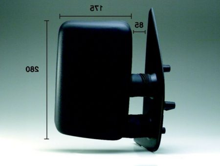 Espejo Retrovisor Completo Derecho Fiat Ducato (1994->) (Brazo Corto)