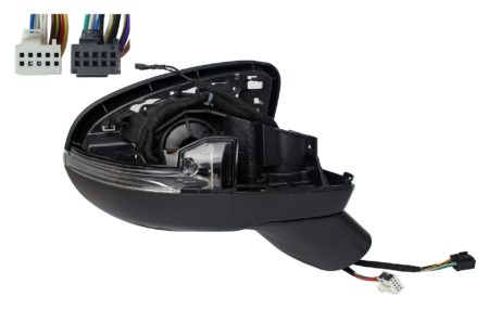 Espejo Retrovisor Completo Derecho Electrico Térmico Abatible (C/Memoria) (C/Intermitente) (C/Luz de Cortesía) 7+7 Pines Mercedes Cla W118 (2019.03->)