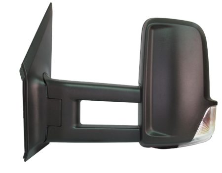 Espejo Retrovisor Completo Izquierdo Manual Convexo (C/Intermitente) Brazo Largo 2 Pines Mercedes Sprinter/Lt/Crafter (2009->)