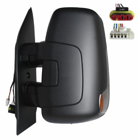 Espejo Retrovisor Completo Izquierdo Electrico Convexo Térmico (C/Intermitente) Fum Se/Temp (Brazo Corto) 9 Pines Iveco Daily (2019.01->)