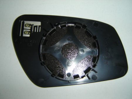 Cristal+Base Espejo Retrovisor Izquierdo Convexo Térmico (C/Superior) Redondo Ford Focus (2004->)