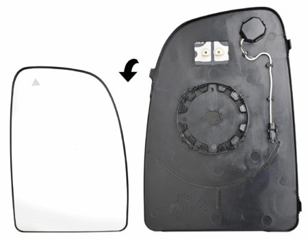 Cristal+Base Espejo Retrovisor Derecho Térmico Convexo (C/Angulo Muerto) Opel Movano C (2021.12->)