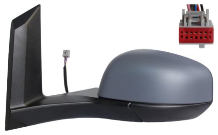 Espejo Retrovisor Completo Izquierdo Electrico Térmico Asferico Abatible (Para Pintar) 7 Pines Ford Transit Connect (2018.06->)
