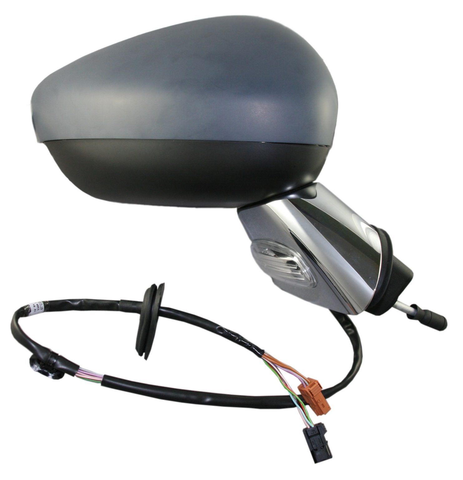 Espejo Retrovisor Completo Derecho Electrico (Para Pintar) Convexo Térmico Abatible (C/Intermitente) Brazo Cromada 11 Pines Citroen C3 (2010->)