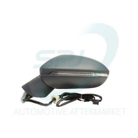 Espejo Retrovisor Completo Izquierdo Electrico (Para Pintar) Térmico Abatible (C/Intermitente) (C/Luz de Cortesía) (C/Angulo Muerto) Volkswagen Golf VII Sportsvan (2014->)