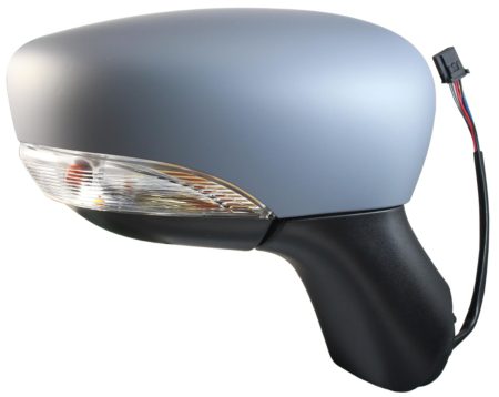 Espejo Retrovisor Completo Derecho Electrico (Para Pintar) Convexo Térmico Abatible (C/Intermitente) (C/Sensor) 11 Pines Renault Captur (2013->)