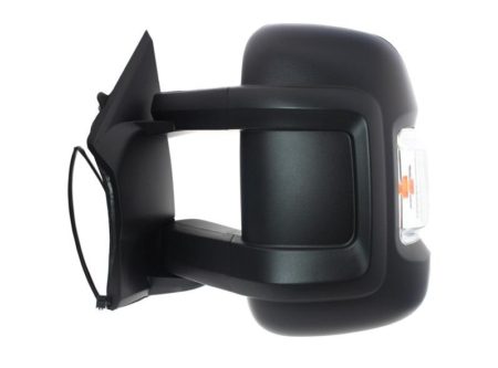 Espejo Retrovisor Completo Izquierdo Electrico Térmico (C/Intermitente) W16W (Brazo Medio) 8 Pines Fiat Ducato/Jumper (2006->) (17CM)