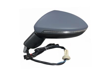 Espejo Retrovisor Completo Izquierdo Electrico (Para Pintar) Asferico Térmico Abatible (C/Intermitente) (C/Luz de Cortesía) 11 Pines Volkswagen Golf VII Sw (2014->)