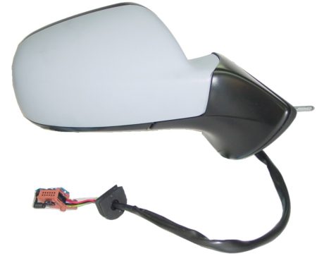 Espejo Retrovisor Completo Derecho Electrico (Para Pintar) Convexo Térmico Abatible (C/Sensor Azul) Peugeot 407 (2004->)
