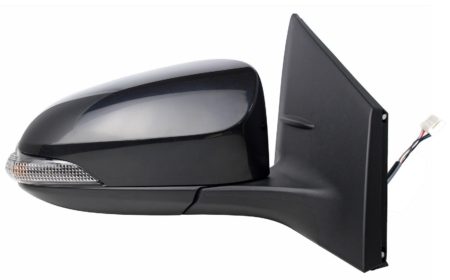 Espejo Retrovisor Completo Derecho Electrico (Para Pintar) Convexo Térmico (C/Intermitente) 7 Pines Toyota Corolla (2014->)